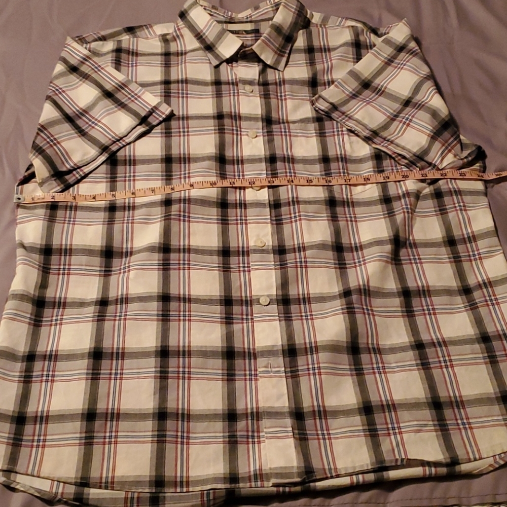 Van Heusen button-down summertime shirt.